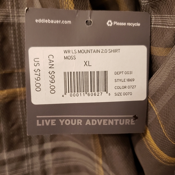 Eddie Bauer ladies sport shirt - Picture 5 of 7